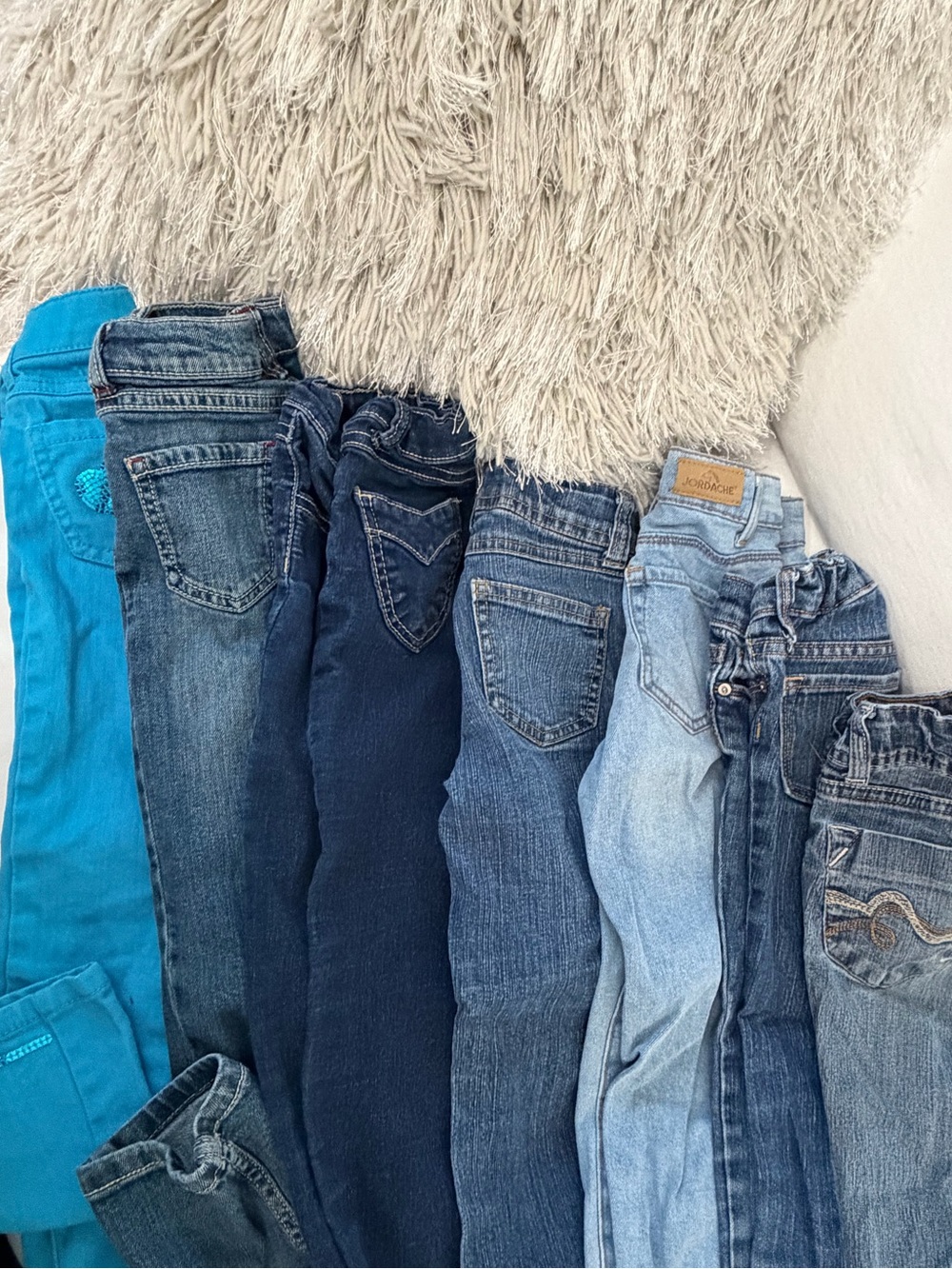 Gymboree Girls' Skinny Jeans Assorted Blue & Teal Washes